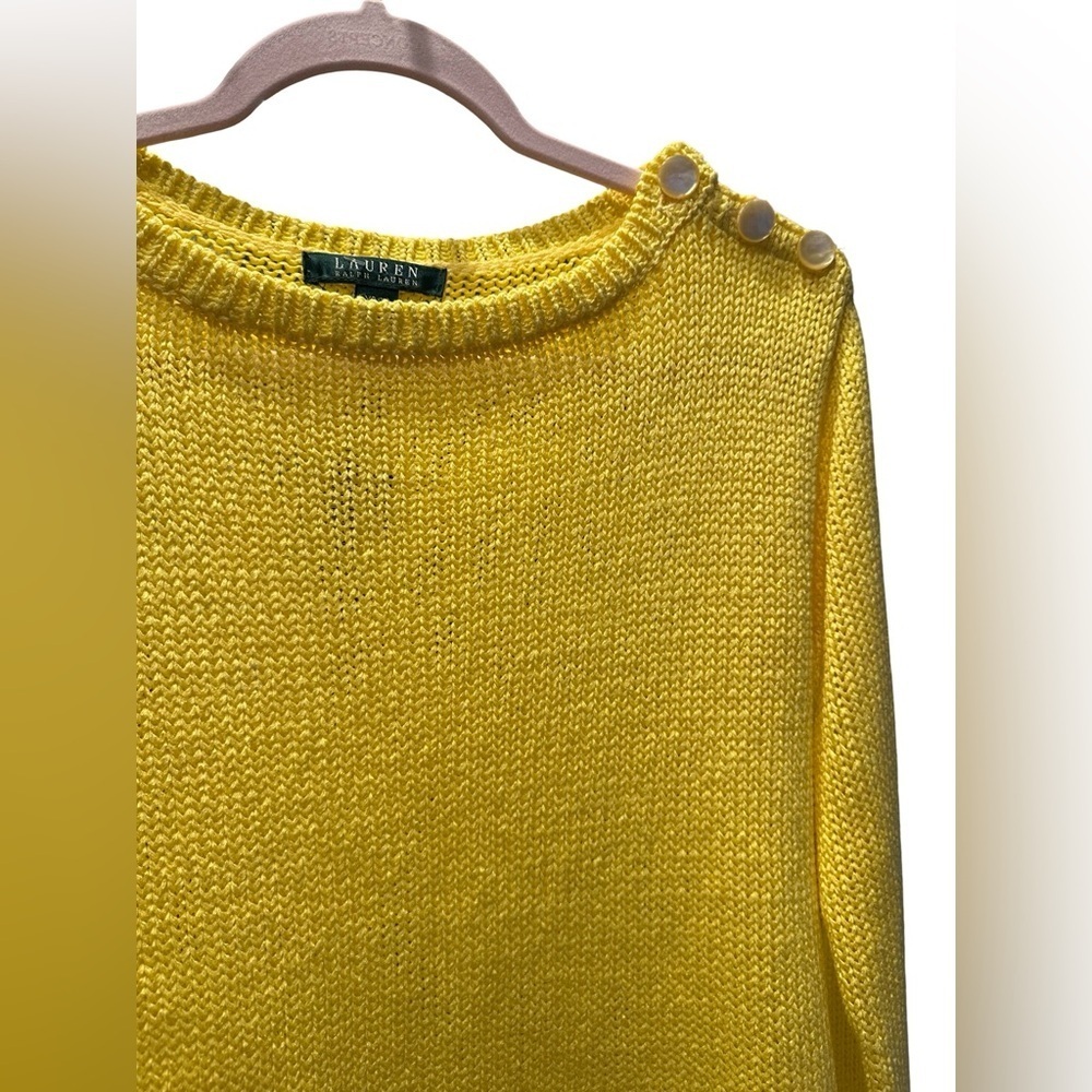 Ralph Lauren Yellow Knit Xs - Picture 4 of 9